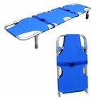 Cama de emergencia médica de aleación de aluminio para el transporte de pacientes ligera