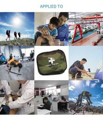 Camuflaje Kit de primeros auxilios de gran capacidad Kit de supervivencia en el desierto Kit de rescate al aire libre Kit médico paramédico