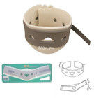 Collar ajustable columna cervical collar de fijación de cuello de polímero alto