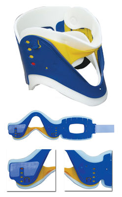 Collar ajustable columna cervical collar de fijación de cuello de polímero alto