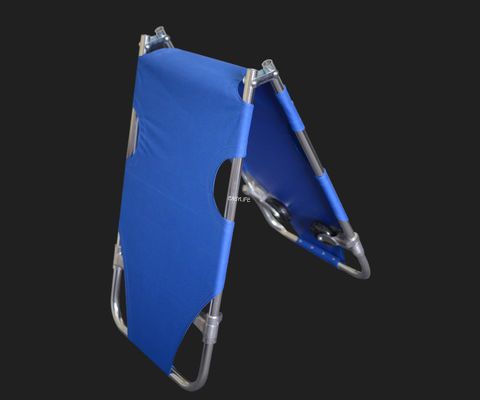 Dos esterillas médicas ligeras de aleación de aluminio plegadas resistentes a la corrosión de varios colores fáciles de operar