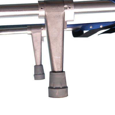 Respaldo de espalda camilla ajustable plegable Piernas de apoyo y ruedas