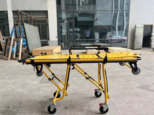 Un buen precio. Camas de ambulancia de aleación de aluminio espeso de alta gama para rescate de emergencia con altura ajustable del respaldo para uso hospitalario en línea