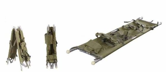 Producto patentado de una camilla médica plegable de denim de grado militar
