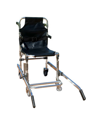 Escaleras plegables de aleación de aluminio espeso con tejido de PVC 4 ruedas y 6 asas