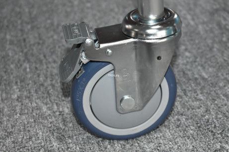 Camión de rescate de ambulancia de extremo ancho plegable de aleación de aluminio de posición baja