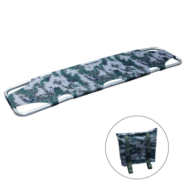 Un buen precio. Camuflaje militar Cuatro camillas dobladas en línea
