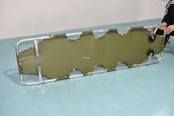 Ruedas tamaño pequeño de la emergencia de los 46CM de la evacuación de la carretilla paciente conveniente del ensanchador