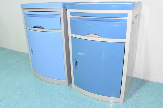 Gabinete médico de la cabecera del ABS de los muebles del hospital de los 45CM el 17.7in con el cajón al almacenamiento para la sala