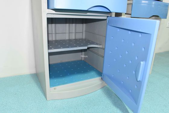 Gabinete médico de la cabecera del ABS de los muebles del hospital de los 45CM el 17.7in con el cajón al almacenamiento para la sala