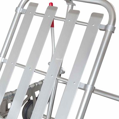 Hospitales Médicos Trolley de pacientes ajustable de aleación de aluminio de emergencia de rescate plegable de transferencia de pacientes transporte de ambulancia