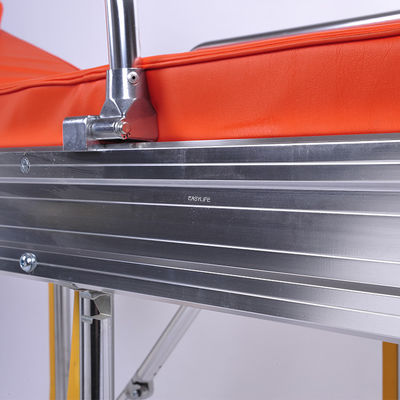 Hospitales Médicos Trolley de pacientes ajustable de aleación de aluminio de emergencia de rescate plegable de transferencia de pacientes transporte de ambulancia