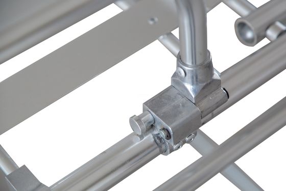 Ensanchador plegable cargado médico de la ambulancia de la emergencia con la verja de la aleación de aluminio