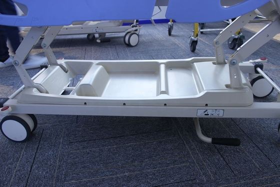 asistencia médica de la transferencia del ajuste de altura de los 86cm de la carretilla de la transferencia de la carretilla mudable paciente de la ayuda