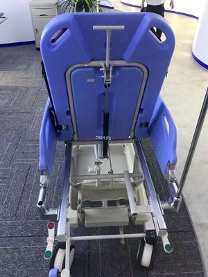 asistencia médica de la transferencia del ajuste de altura de los 86cm de la carretilla de la transferencia de la carretilla mudable paciente de la ayuda