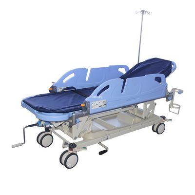 Carretilla paciente plegable médica 560M M del ensanchador del hospital de la cama de la emergencia de la transferencia de la ambulancia ajustable los 30CM
