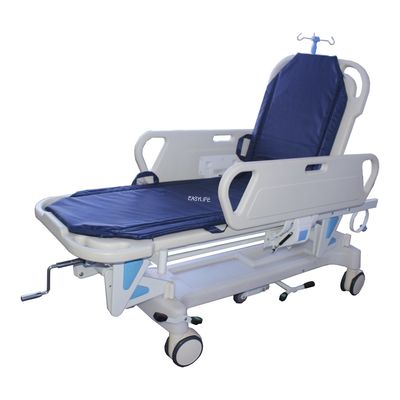 Carretilla paciente plegable médica 560M M del ensanchador del hospital de la cama de la emergencia de la transferencia de la ambulancia ajustable los 30CM