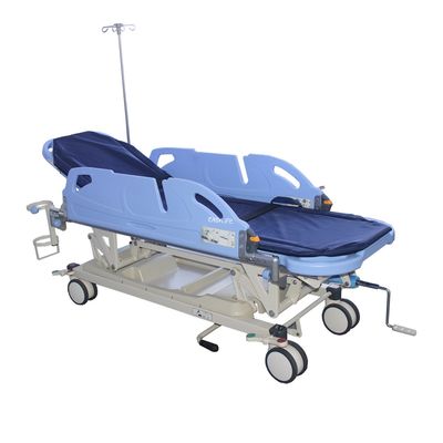 Carretilla paciente plegable médica 560M M del ensanchador del hospital de la cama de la emergencia de la transferencia de la ambulancia ajustable los 30CM
