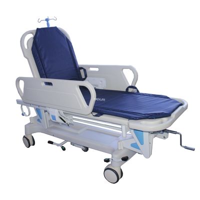 Carretilla paciente plegable médica 560M M del ensanchador del hospital de la cama de la emergencia de la transferencia de la ambulancia ajustable los 30CM