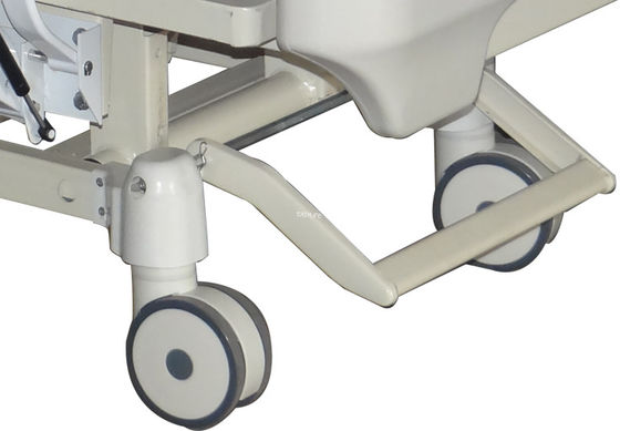 Cama de hospital eléctrica llena de 215M M con el colchón superior de la espuma y carriles llenos