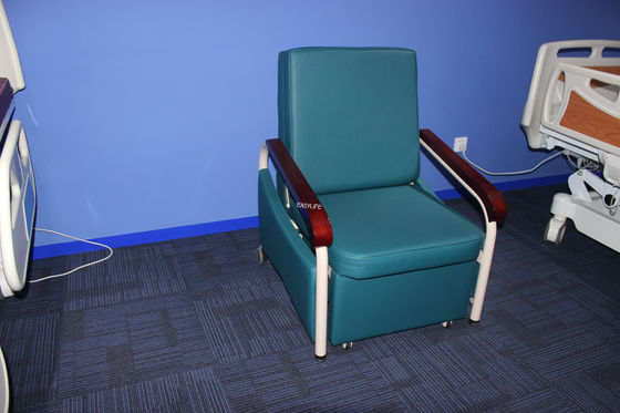 Camas y sillas plegables del convertible del hospital DG-F03 al sueño del resto, de la visita y de la espera que acompaña la silla 11900M M