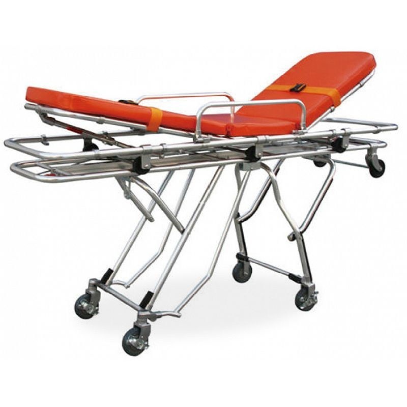 Ensanchador CARGADO automático de la silla de la emergencia de la aleación de aluminio del móvil del equipamiento médico MDK-L06 ICU para el COCHE de la ambulancia