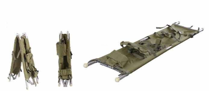 Ensanchador médico 208 x 55 el X 13CM del plegamiento de la aleación de aluminio del PVC para la ambulancia 9 kilogramos