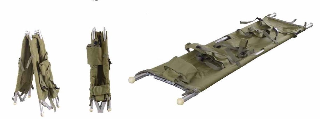 Ensanchador médico 200 x 46 el x 16cm del plegamiento de la aleación de aluminio para la ambulancia 9 kilogramos