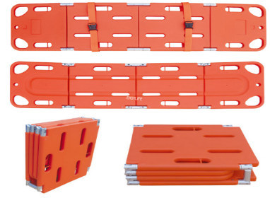 el 1.91M Foldable Spine Board, ensanchador plástico del rescate del fuego, tablero de la espina dorsal del plegamiento del ensanchador del rescate que nada