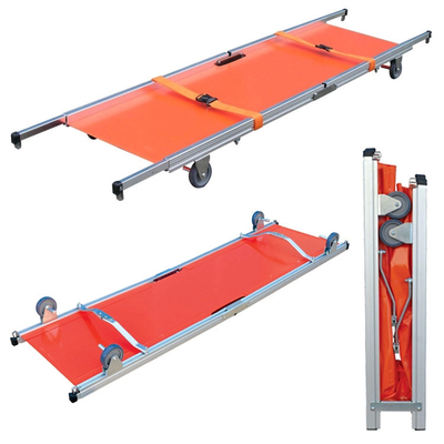 Un buen precio. Cuatro ruedas de esterillas plegables de aleación de aluminio plana escalera simple de ruedas 350lb en línea