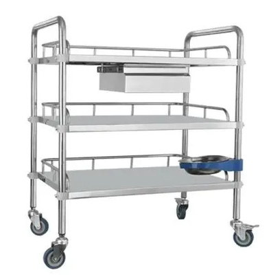 Un buen precio. Camión de dispositivos médicos de acero inoxidable Camión médico desmontable Multifuncional en línea