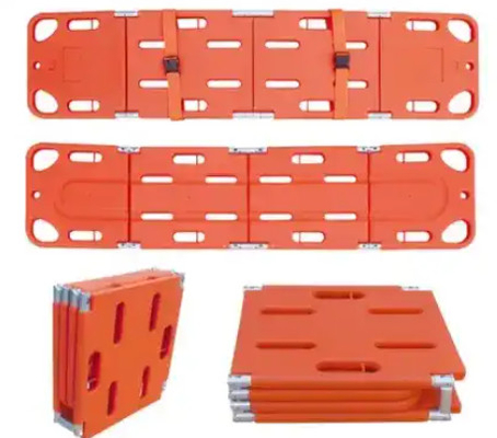 Un buen precio. Cuatro Ambulancia plegable de emergencia de rescate de la columna vertebral tabla estiradora en línea