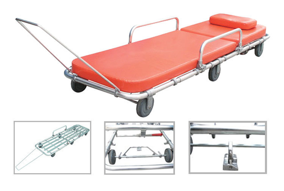 Un buen precio. Nuevo diseño de aleación de aluminio de carga automática de ruedas de emergencia de ambulancia camilla en línea