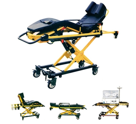 Un buen precio. MDK-D16 Camas de ambulancia plegables con tren de aterrizaje eléctrico y ángulo de cabeza ajustable para primeros auxilios en línea