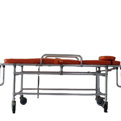 Un buen precio. Carro no magnético de la aleación de aluminio de la carretilla de la transferencia del paciente de la camilla del hospital del 190CM y de 21 pulgadas en línea