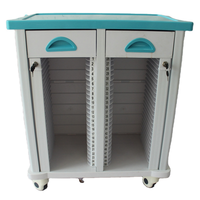 Un buen precio. 680MM 40CM Equipo Médico Camión ABS Camión Médico Hospitalario Camión de carpetas de caja manual en línea