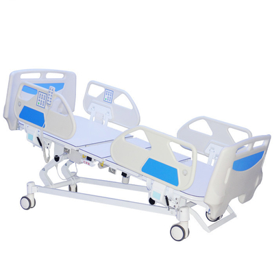 Un buen precio. Cama de hospital eléctrica ajustable de la altura de los 215CM 90 grados del sitio médico de ICU en línea